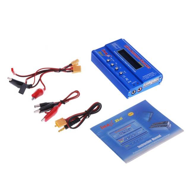 IMAX B6 80W Multi-function Professional Intelligent 1-6 Cells XT60 LiPo Battery Digital Balance Char
