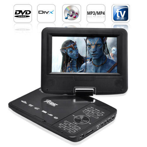 7 Inch LCD Widescreen Portable DVD Player with Copy Function