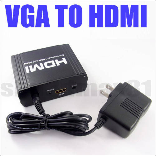 R/L Audio Video/VGA  to HDMI converter