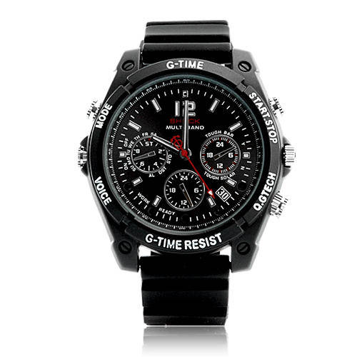 **Reduced to Clear**Midnight Prowler - 720P HD Spy Watch and DVR with Night Vision (8GB)