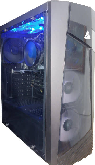 i5-7500 DeskTop PC, 3.4 GHz, 8 GB DDR 4, 256 GB M.2 SSD PLUS 2 TB HDD, Win 10 Pro