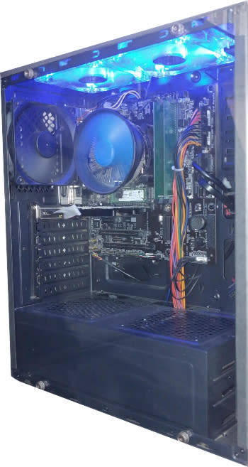 i5-7500 DeskTop PC, 3.4 GHz, 8 GB DDR 4, 256 GB M.2 SSD PLUS 2 TB HDD, Win 10 Pro