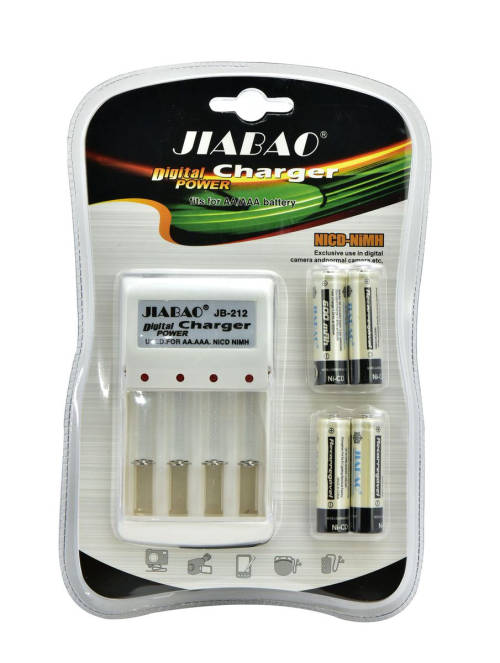 AA Batteries 600mAh and charger for AA/AAA Rechargeable Batteries