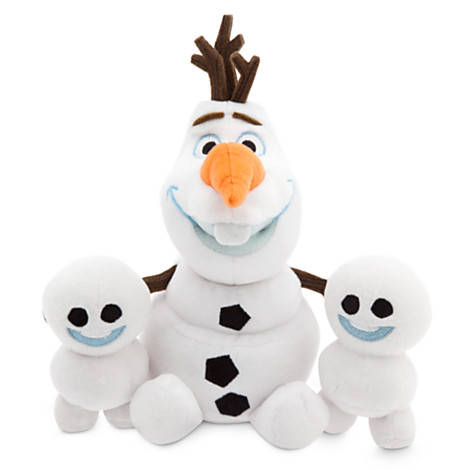 In Stock: Disney Store - Olaf and Snowgies Plush Bundle - Mini Bean Bag - 8'' - Frozen Fever