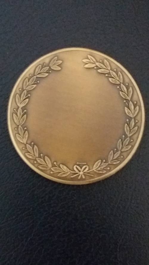 Pagliari Sports Medallion   Large Brass 50 grams 50mm diam. Motorbike