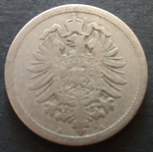 10 PFENNIG A 1889 DEUTSCHES REICH GERMAN COIN