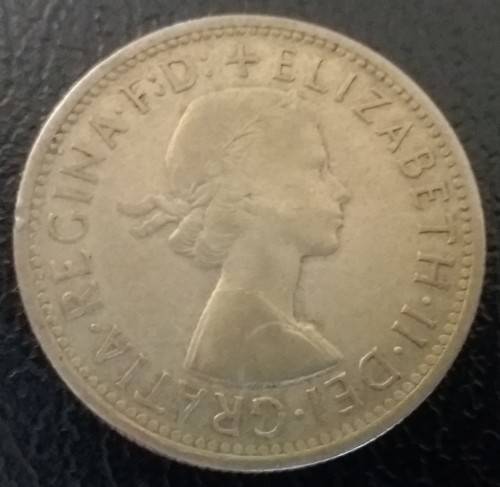 Australia Silver 1956 Florin