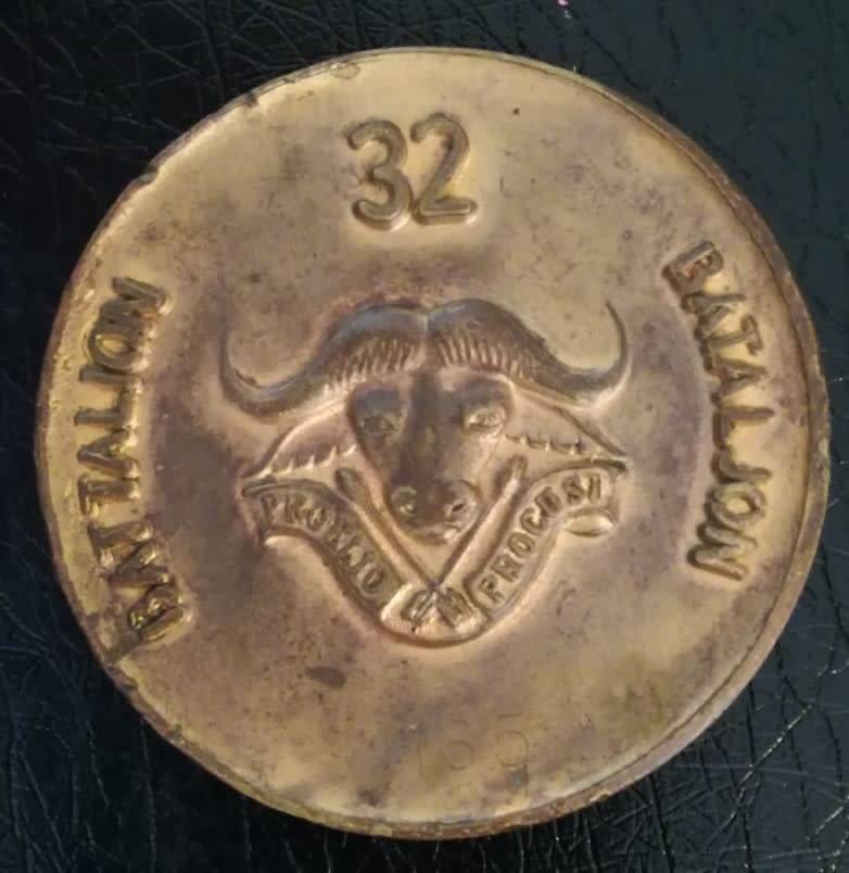 32 Battalion Medallion - Original Numbered 1165