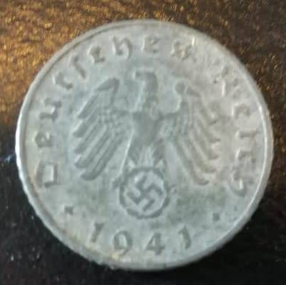 1941(J) Nazi Germany WW2 Third Reich 5 Reichspfennig