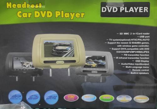 Headrest Player (Black)