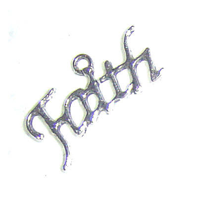 Charm saying FAITH, sold individually