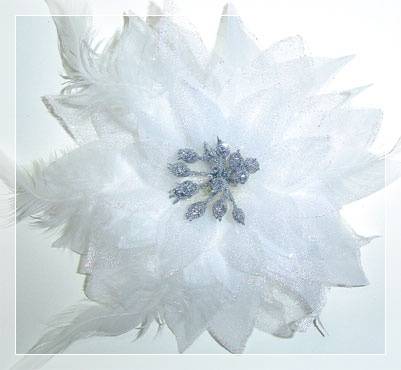 STOCK CLEARANCE! WHITE Floral Corsage