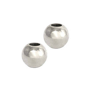 Crimp Beads Silverplated 2.5mm, pack of approx 100pcs