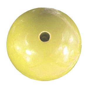Acrylic Gumball Bead in Bright Yellow 7mm