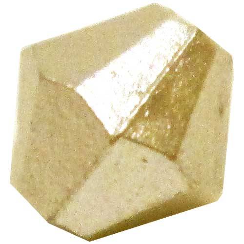 Acrylic Bicone Bead 5mm in Metallic Gold, pack of 100pcs