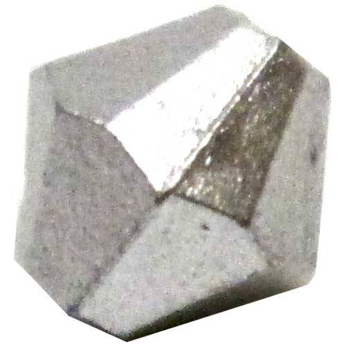 Acrylic Bicone Bead 5mm in Metallic Silver, pack of 100pcs