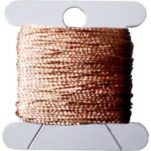 ~oOo~ Beading Silk 0.3mm in Sienna, card of 10m