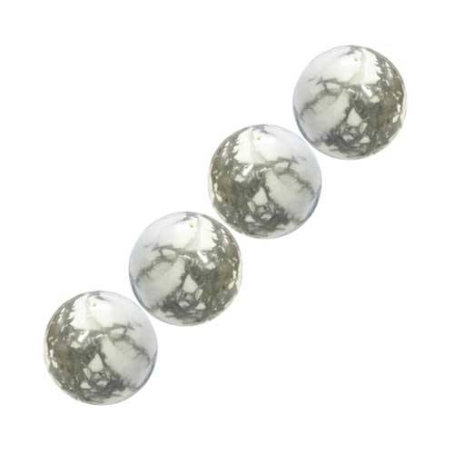 Howlite Round Bead 6mm, pack of 10pcs