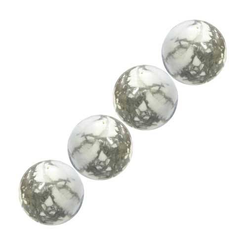 Howlite Round Bead 8mm, pack of 10pcs