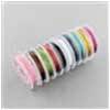 Tigertail 0.45mm Beading Wire Assorted Colours; about 10m/roll
