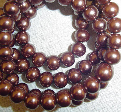 4mm Colour #002 Round Glass Pearls