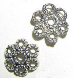 12mm Tibetan Silver Bead Cap