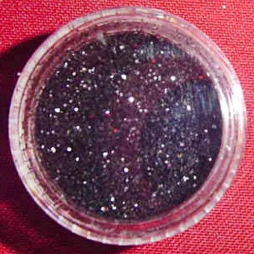 BLACK Glitter in Cute Tub