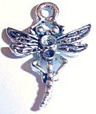 19mm Tibetan Silver Dragonfly Charm