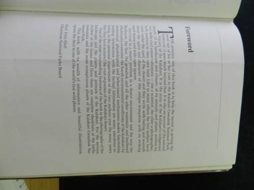 Guide to the Kalahari Gemsbok National Park By Gus Mills and Clem Haagner
