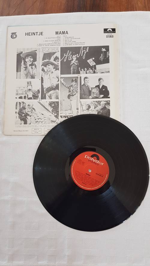 Vintage Vinyl Music LP Records. Title: Heintje, Mama (German).