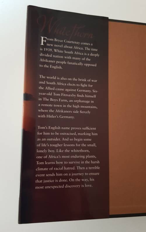 White Thorn  Bryce Courtney