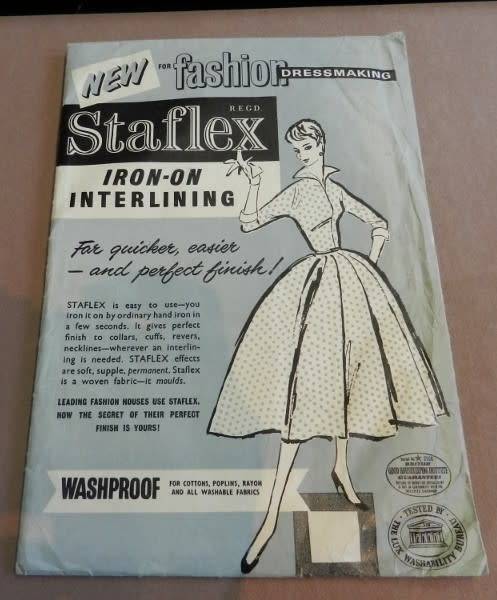 Vintage Dressmaking Staflex Iron-on