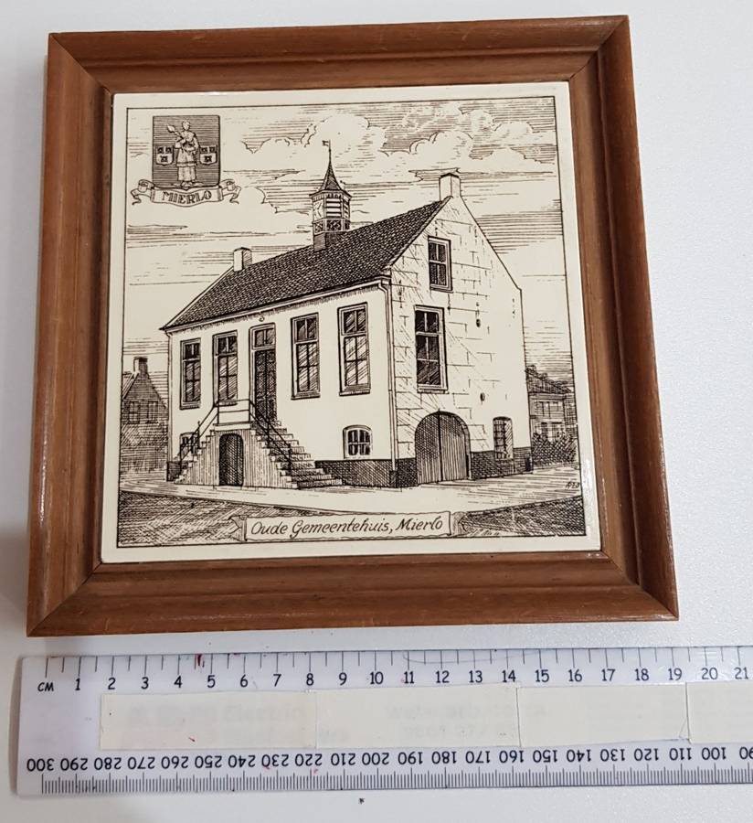 Vintage Dutch Framed Tiles.