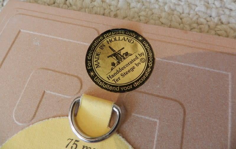 Dutch Wall Tile  Hand decorated by Ter Steege Holland