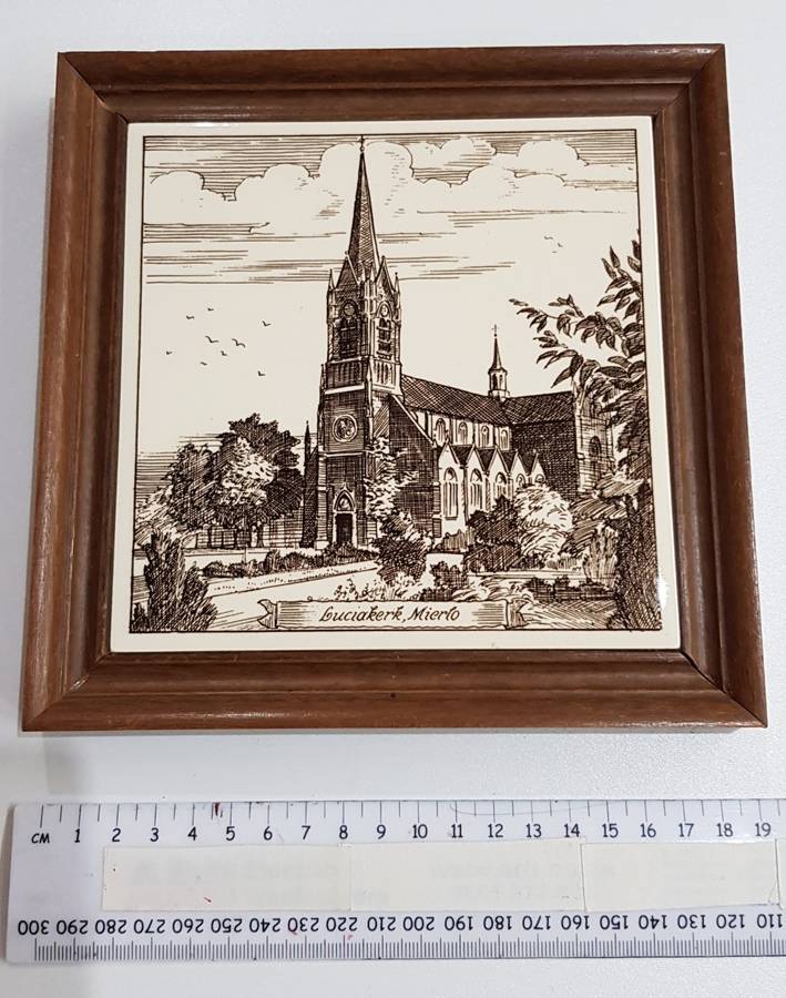 Vintage Dutch Framed Tiles.