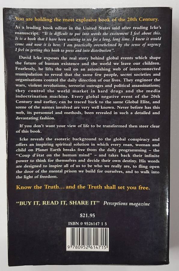 And the Truth Shall Set You Free by David Icke.