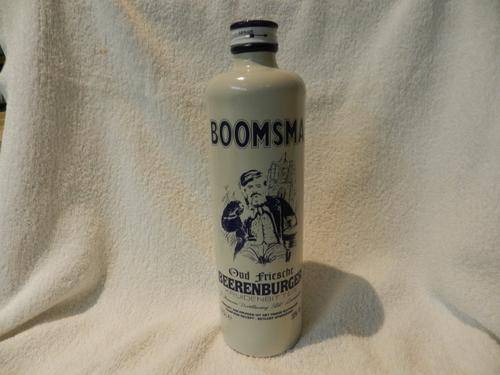 Collectable Stone Bottle (empty) with bottle top Boomsma