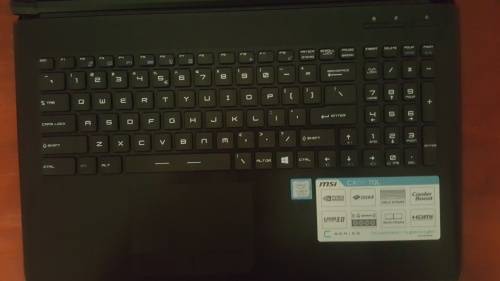 MSI CX 02 7QL I7  DDR4