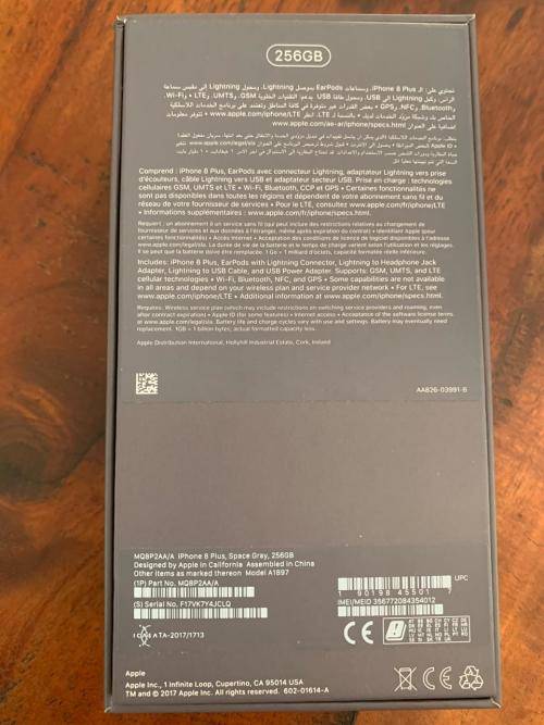 iPhone 8 PLUS 256GB