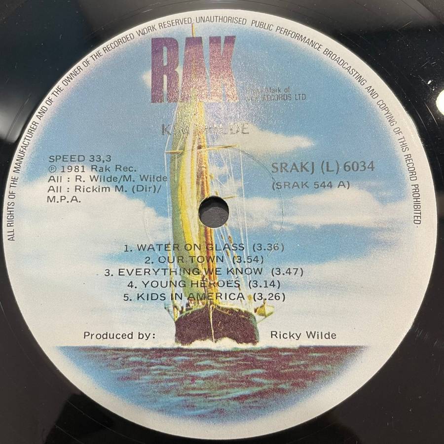 KIM WILDE - Kim Wilde [ VG+/ VG+]