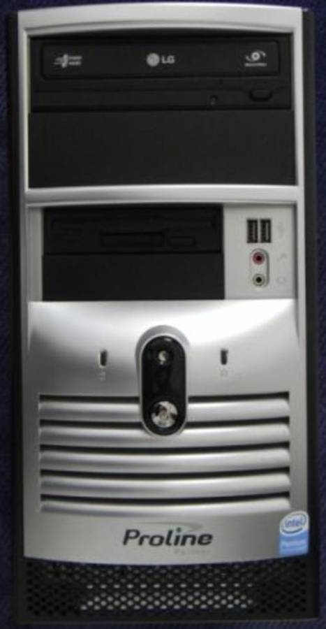 Intel Dual Core 1.6Ghz PC 80 Gig HDD