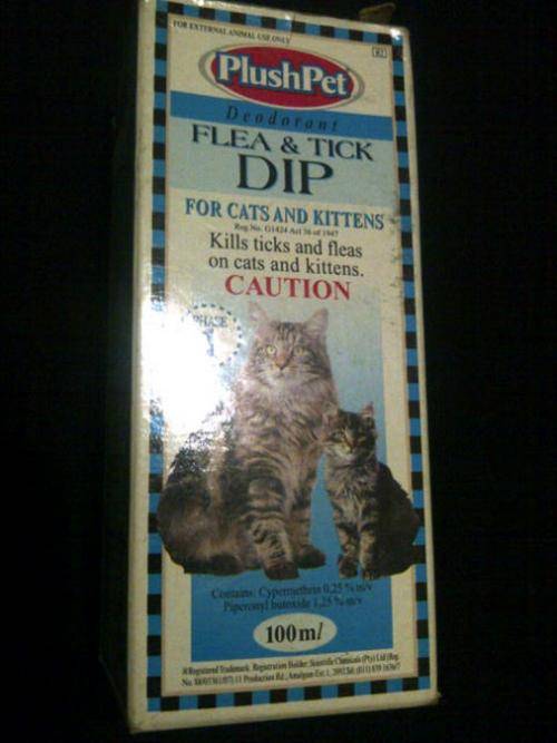 Plush Pet Flea and Tick Dip for Cats and Kittens - CRAZY WEDNESDAY AUCTION - NO RESERVE!