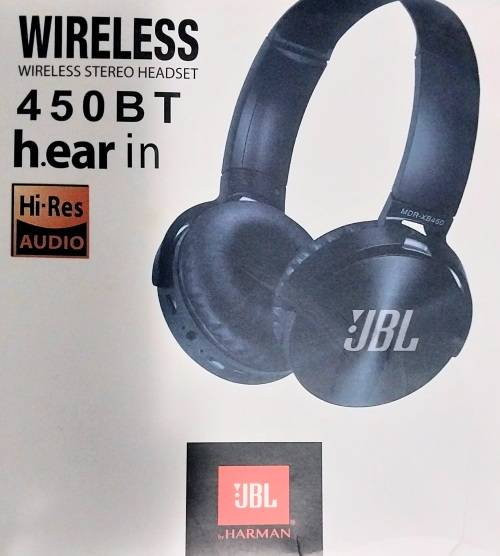 JBL 450 BT Bluetooth wireless stereo headset - Black (Brand new sealed)