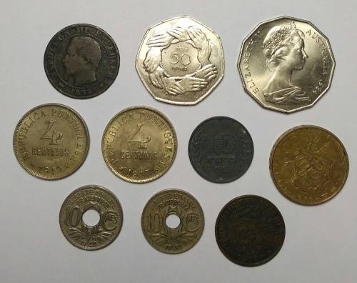 13 X INTERNATIONAL COINS - OLD To VERY OLD