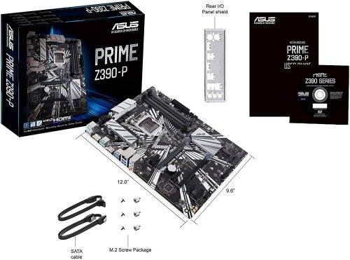 ASUS Prime Z390-P LGA1151 (Intel 8th and 9th Gen) ATX Motherboard for Cryptocurrency Mining(BTC)