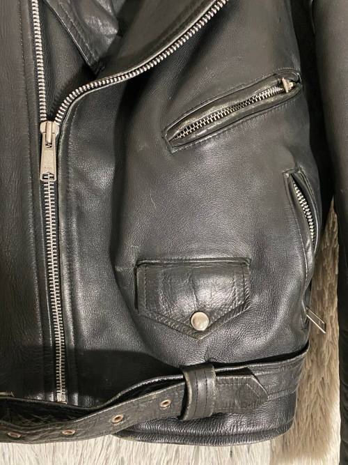 Men`s Leather Motorcycle Jacket