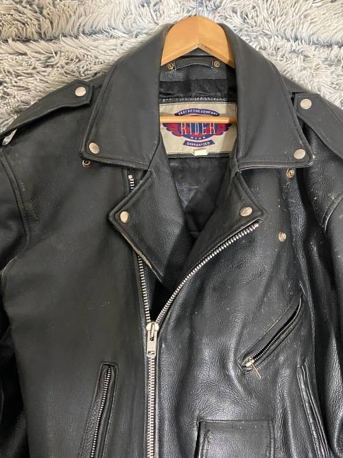 Men`s Leather Motorcycle Jacket