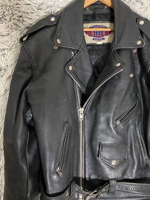 Men`s Leather Motorcycle Jacket