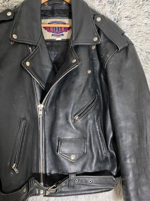 Men`s Leather Motorcycle Jacket