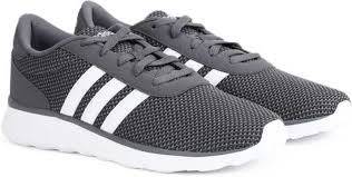 Men's Adidas Lite Racer Dark Grey/ White